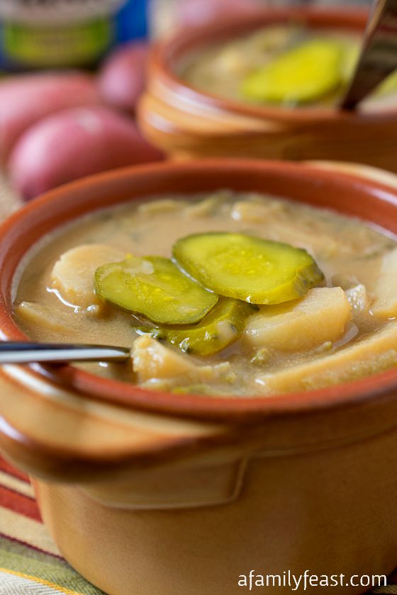 Polish Dill Pickle Soup A Family Feast
